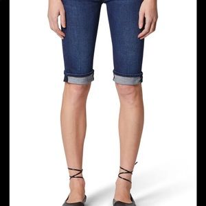 Hudson Cuffed Cropped Jeans Shorts Bramuda Size 29